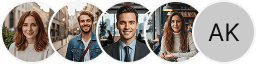 Avatars of multiple investor profiles in the Deep Yieldstead trading review block